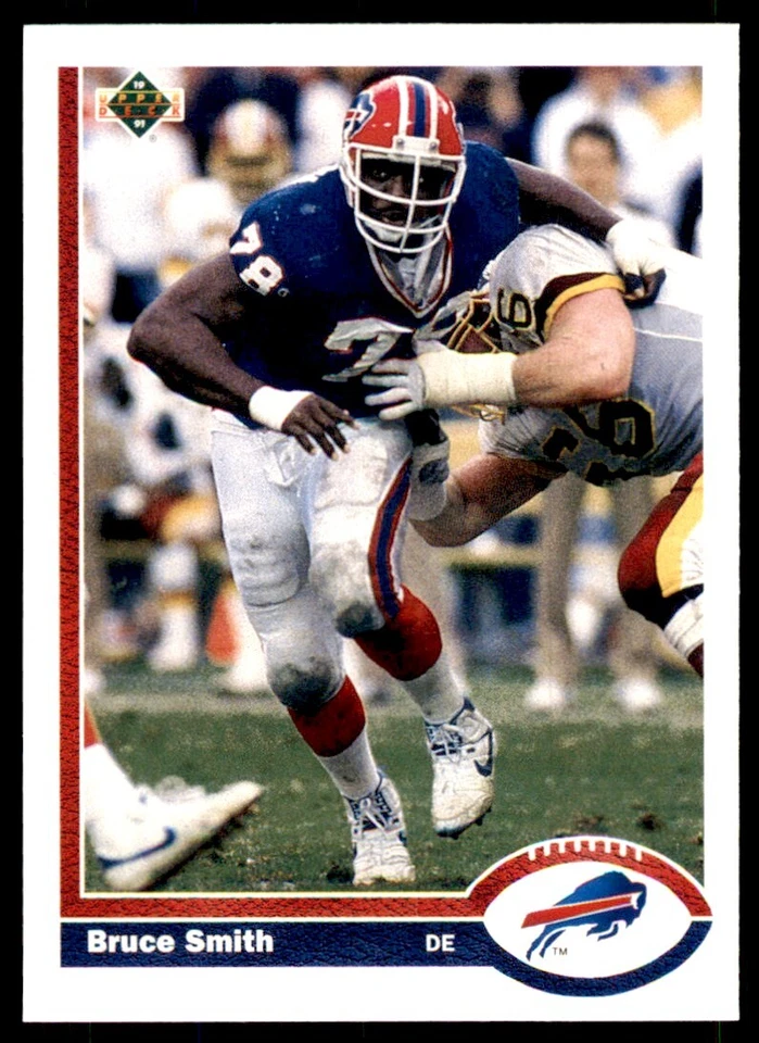 1991 Upper Deck. Bruce Smith Football Cards #174 - Image 1 of 2