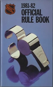 1981-82 NHL Official Rule Book - Picture 1 of 2