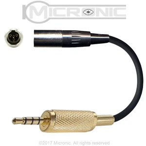 Shure TA4F 4 Pin Mini XLR Microphone Adapter For Smartphone Video Recording App - Picture 1 of 6