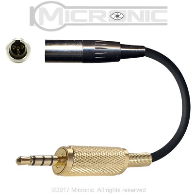 Shure TA4F 4 Pin Mini XLR Microphone Adapter For Smartphone Video Recording App - Image 1 of 4