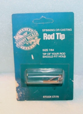 Nuevo de Lote Antiguo Aparejos de Pesca Punta de Caña Giratoria o Fundida CT/70 Talla 7/64 De Colección Foto 1 de 4