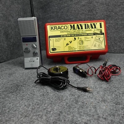 Vintage Kraco CB Radio Mayday I KCB-4006 2-Way 40 Channel Citizens Band Radio - Image 1 of 4