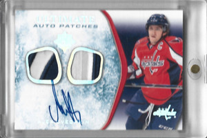2010-11 ULTIMATE COLLECTION UAJ-AO ALEXANDER OVECHKIN AUTO PATCES 10/10 ON CARD!
