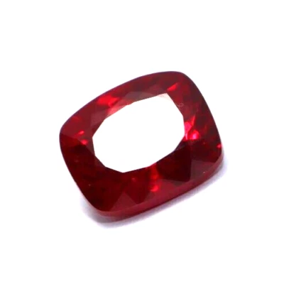 5.95 Ct Natural Red Ruby Certified Cushion Cut Loose Gemstone With Free Gift - Image 1 of 4