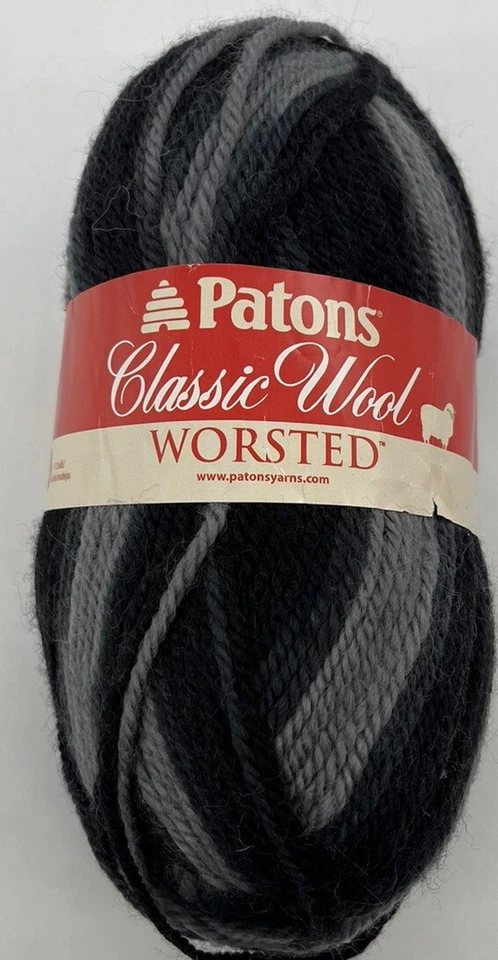 Hilo de lana clásico Patons "Shades of Grey" 1 madeja #1631 Foto 1 de 3