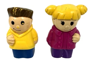 Mega Bloks First Builders Boy & Girl 3" Tall Replacement Parts Lot of 2 - Picture 1 of 15