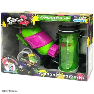 Nintendo Splatoon 2 Splash Shooter mit Tintentank Neon Grün Wasserpistole Kampfspielzeug - Bild 1 von 2