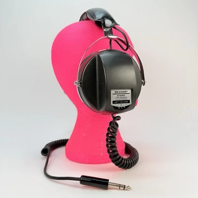 Sharp HP-400H 2-сторонние стерео накладные наушники черные с разъемом 6,35 мм - Изображение 1 из 4