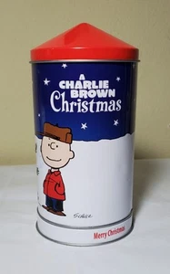 A Charlie Brown Christmas Spinning Music Cookie Candy Canister - Snoopy - Picture 1 of 13