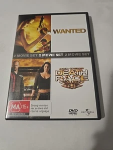 Wanted / Death Race - DVD - Region 4 - Fast Postage !! - Picture 1 of 2