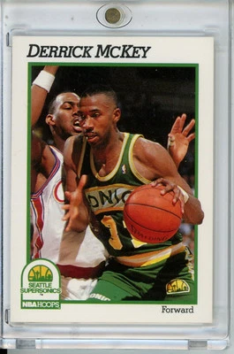 1991-92 Hoops #201 Derrick McKey - Image 1 of 2