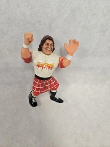 WWF WWE Rowdy Roddy Piper Hasbro Action Figure 1991 Hot Rod 4" Figure - Picture 1 of 4