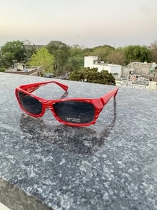 Alain Mikli A0745 73 U4 Red Sunglasses Eyeglasses Zeiss Photochromatic Vtg NOS - Picture 1 of 12