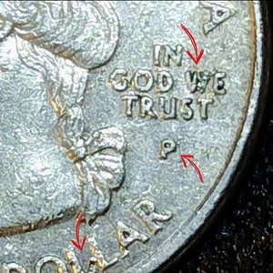 RARE 2002-P Ohio OFF CENTER Strike, DDO, RPM P/P, Retained Strike-Through ERRORS - Picture 1 of 3