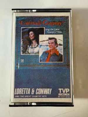 Loretta & Conway   Sing The Great Country Hits Cassette Tape - Image 1 of 4