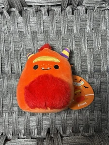 New Squishmallow 5” Ernest Cute Orange Scary Monster Halloween Spooky Plush Toy - Picture 1 of 4