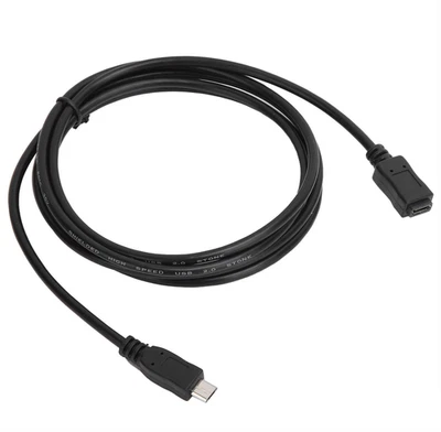 Micro 5 Pin Data Sync OTG Extension Cable 480Mbps | Male to Female | 1.5m - Image 1 of 4