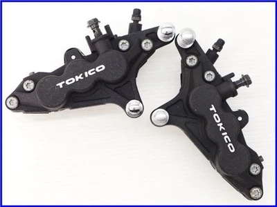 Juego de pinzas originales Kawasaki 2001 ZRX1200R 6 POTES 90 mm ZRX1100 GPz900R  Foto 1 de 4