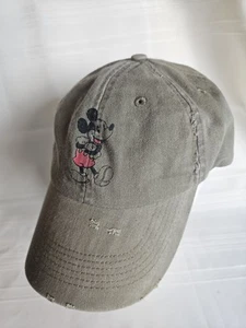 Gorra ajustable verde oliva Mickey Mouse de los parques de Disney para adulto - Imagen 1 de 11