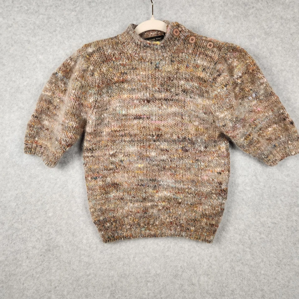 Suéter Vintage Renée Tener Jeanne Pierre Mujer Pequeño Lana Mohair Angora Años 90 Foto 1 de 4