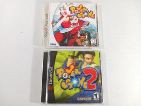 Power Stone 2 & 1 Sega Dreamcast Complete Registration Card Tested Game Lot Set