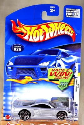Hot Wheels #26 2002 primeras ediciones 14/42 Saleen S7 gris línea de dos ventanas con Pr5 Sp Foto 1 de 4