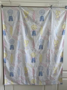 Vintage Sunbonnet Sue & Overall Sam Handmade Baby Blanket - 45” x 54” - Picture 1 of 8