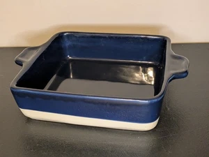 Emilie Henry Frankreich dunkelblau emaillierter Stein Backform 10 Zoll - Bild 1 von 7