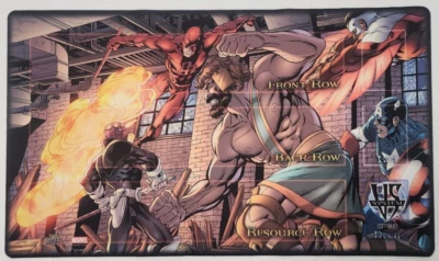Marvel Vs. System: Daredevil Captain America Falcon Helmut Zemo Playmat - Image 1 of 3