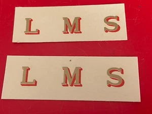 O GAUGE "LMS" WATERSLIDE TRANSFERS - Picture 1 of 1