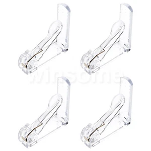 Table Cloth Clips Holder 4pcs Clear Durable Cover Plastic Clip Grips Tablecloth - Picture 1 of 6