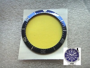 Genuine ORIS Top Bezel Insert Ring Diver 7609 Ø 47mm Small Second Blue - Picture 1 of 6