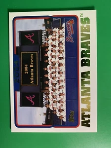 2005 Topps Atlanta Braves TC #640 Atlanta Braves - Picture 1 of 2