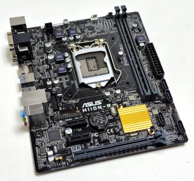 ASUS H110M-R Micro ATX Motherboard – Intel LGA1151 Socket – Tested & Working - Image 1 of 4