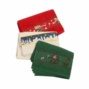 Stow Green Terry Tea Towel - Christmas/Festive Kitchen towel/Dish Cloth - Picture 1 of 4