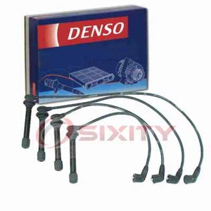 Denso Spark Plug Wire Set for 1998-2001 Nissan Frontier 2.4L L4 Ignition jm - Picture 1 of 5