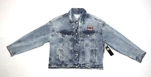 Wear Erin Andrews Chicago Bears Denim Jean Jacket Button Front Womens XL - Picture 1 of 9