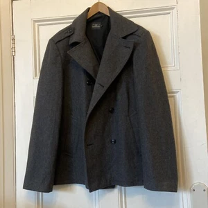 New Look large Men’s Grey Overcoat - Picture 1 of 6