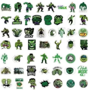 Hulk Stickers Pack Vinyl Laptop Helmet Phone Luggage Decal 50Pcs Anime - Picture 1 of 1