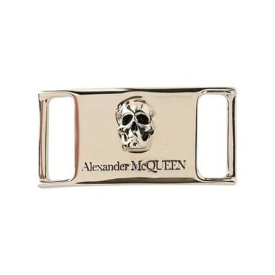 Alexander McQueen 全新带盒 骷髅鞋带盘 金色着色 MSRP 150 美元 — 第 1/4 张图片
