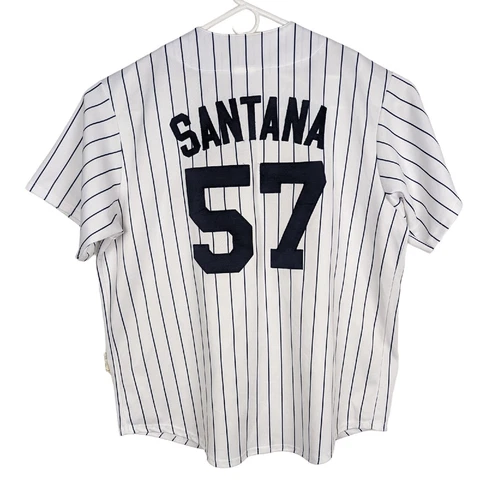 Vtg Majestic Minnesota Twins Johan Santana #57 Stitched Baseball Jersey Sz XXL Cover