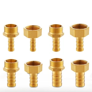 3/4"1/2"Female Male Bsp Taper Thread Connector Hose Tail End Connector For Fuel - Picture 1 of 22