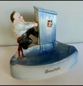 Seltener uralter Aschebecher Porzellan KLO TOILETTE BESETZT Sammler Aschenbecher - Bild 1 von 2