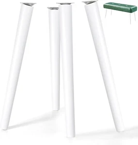 Sopicoz Table Legs 16 Inch Wood Furniture Legs for Coffee Table End Table White - Picture 1 of 9