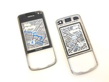 Original NOKIA 6210N A-COVER FRONT GLAS Housing Oberschale Cover Schwarz NEU
