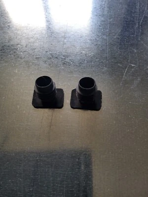 VOLVO 240 244 245 Negro Rodillera Perno Cubiertas (Juego de 2) Foto 1 de 2