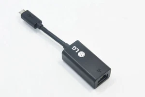 LG Micro USB 2.0 to Network LAN Ethernet RJ45 Adapter for Windows 10 8.1 Tablet - Picture 1 of 9