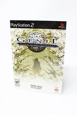 Genji Dawn of the Samurai Demo - PS2 Playstation 2 - Not for Resale - New Sealed - Image 1 of 2