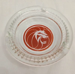 Vintage Las Vegas MGM Grand Hotel And Casino MGM Lion Ashtray - Picture 1 of 7