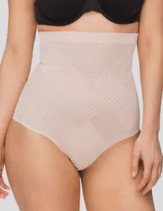 $80 Nancy Ganz Women's Beige Body Perfection High Waisted Brief Shapewear Size S - Picture 1 of 3